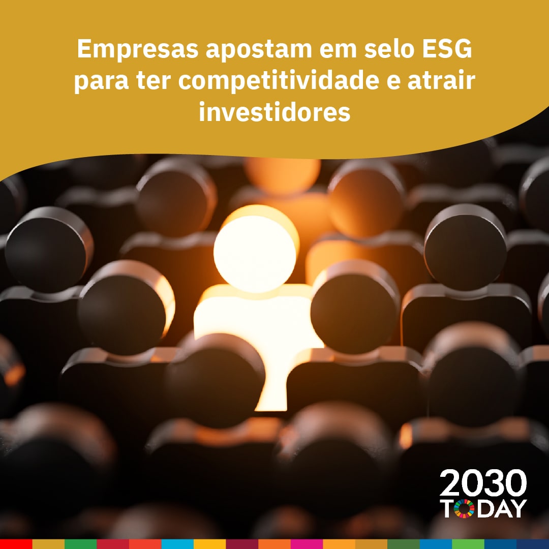 Empresas apostam em selo ESG para ter competitividade, atrair investidores e financiamento