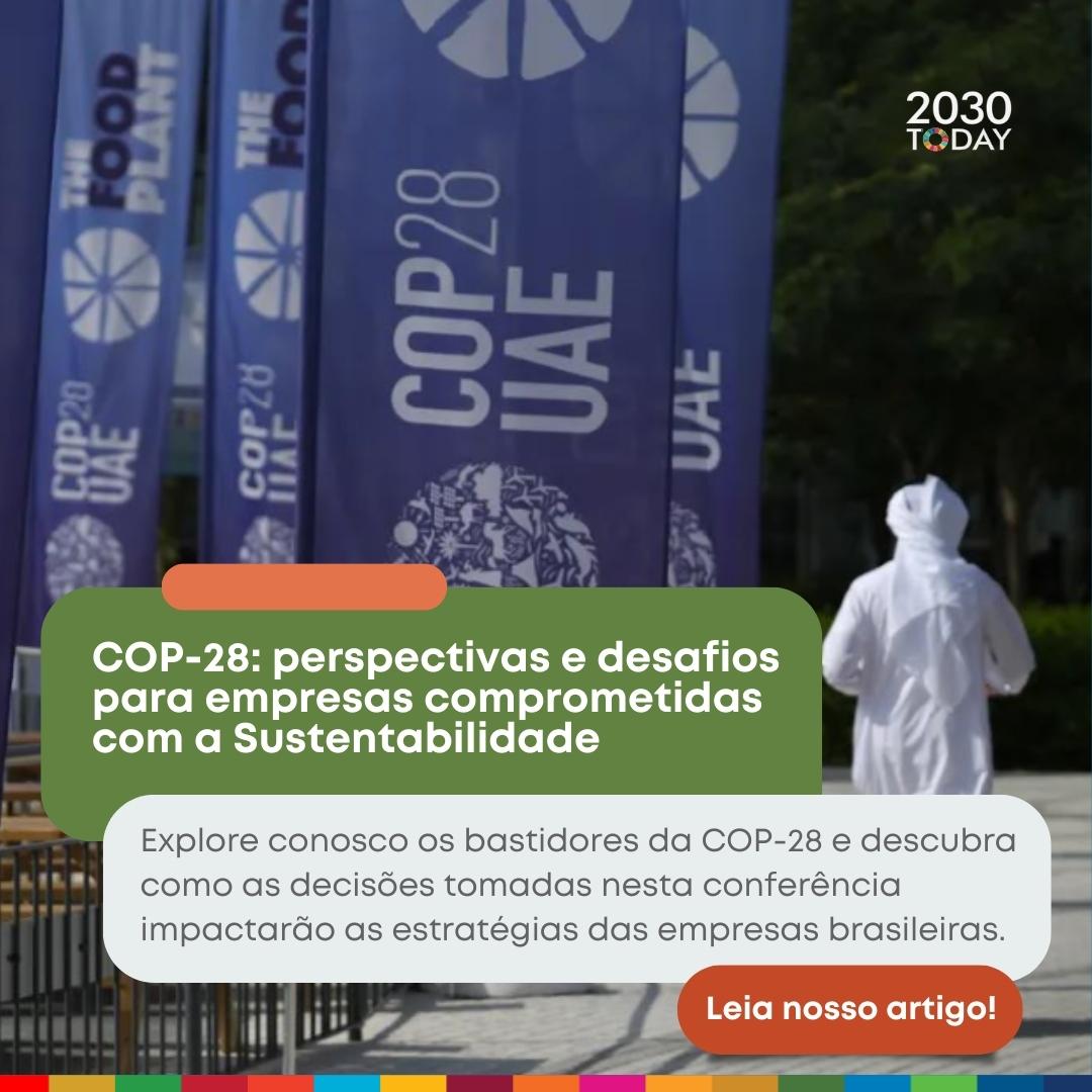 COP-28 em 2023: perspectivas e desafios para empresas comprometidas com a Sustentabilidade